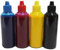 Natureinks 4 Pigment dye Refill Printer Ink Bottles kit Black Cyan Yellow Magenta 400ml to refill empty ink Refillable cartridges or CISS system (100ml each bottle)