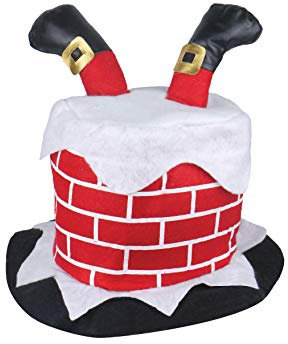 Chimney Hat with Santa Legs