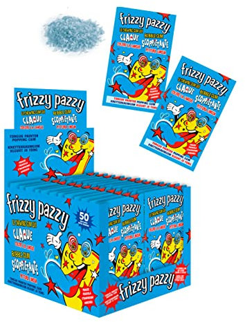 Frizzy Pazzy fraise tache langue - Boite 50 pieces