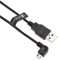 Keple Rechtwinkliger Micro-USB-Ladekabel im Auto Bleikabel Datensynchronisation 90 Grad Kompatibel mit Tom Tom GO 40, 50, 500, 5000, 510, 5100, 60, 600 | Tom Tom Navi GPS-Navigation (2m)