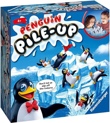 Ravensburger Penguin Pile Up Balance Game for Kids Age 5 Years and Up - Fast and Fun Family Activity