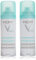 Vichy, Déodorant Aérosol, Efficacité Longue Durée 48 H, Adapté aux Peaux Sensibles, Pour Transpiration Intense, Formule Sans Alcool, Format Spray, Lot de 2x125 ml