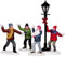 Lemax Christmas Village 32133 - Set di 4 palle di neve