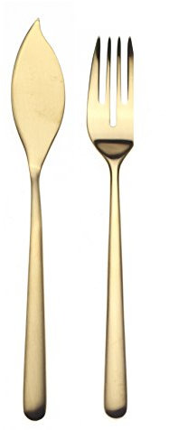 MEPRA Spa 108122021 Ménagère de 24 Poisson Linea Ice Oro