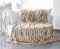 Brandsseller Doppelseitige Pelzimitatdecke (220 x 240 cm, beige)