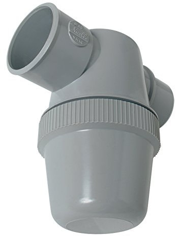 Nicoll 71643 Siphon lavabo horz d40 yh1c, Gris