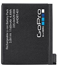 GoPro AHDBT-401 Accessoire pour caméra de Sport d'action Batterie pour caméra GoPro Noir HERO4 1 pièce Li-ION