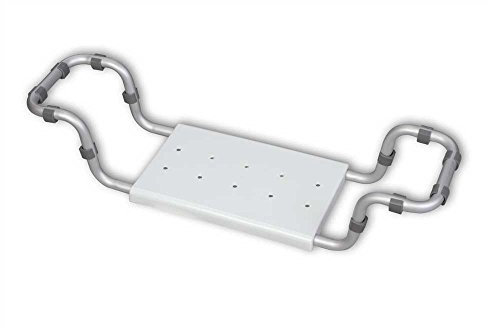 Behrend Badewannensitz Standard, Wannensitz Badesitz, verstellbar, Abtropflöcher, 120 kg