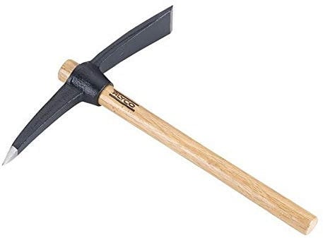 Alyco 198660 198660 - Alcotana Pala-Pico Manico in Legno 650 gr, Nero