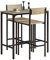 SoBuy Bar Set-1 Bar Table and 2 Stools Home Kitchen Restaurant Bar Set Furniture Dining Set OGT03-N