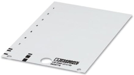 Phoenix Contact US-EMP (27X8) Anschlussklemmenblockmarkierung, Packung a 10 Stück