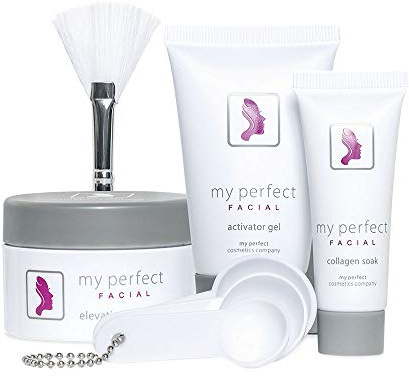My Perfect Facial – Travel Size Skin Care Set | At-Home Anti-Aging Treatment | Instant Face Lift, Firming & Toning | Reduces Fine Lines, Wrinkles, Pores & Skin Discoloration (5 Treatments)
