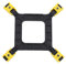GENNEL Adjustable Intel LGA 775/1150/1151/1155/1156/1200/1366/1700 CPU Mounting Bracket, Black Plastic Frame, Yellow