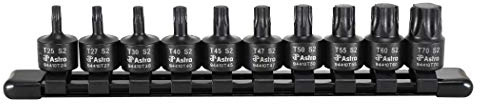 Astro Pneumatic Tool 94410T 10-Piece 3/8 Drive Nano Impact Torx Bit Sockets