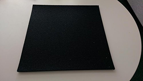 Gummimatte Waschmaschine - Anti-Vibrationsmatte HxBxT: 600x600x10mm (Marke: Szagato) (Antirutschmatte Bautenschutzmatte Gummigranulatmatte Bodenschutzmatte Kofferraummatte)