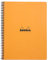 Rhodia 19310C Notizbuch (mit Spiralbindung, liniert mit Rand, 22,5 x 29,7 cm, 80 Blatt) 1 Stück farbig sortiert