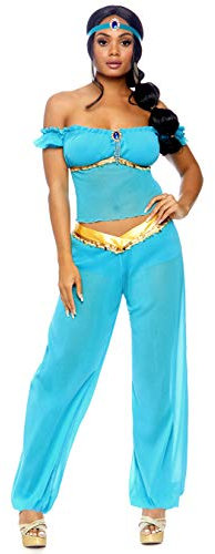 LEG AVENUE 83857 - Arabian Beauty Kostüm, Größe L, türkis