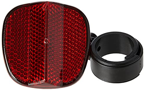 Accessoriez/Rückstrahler Sattelstütze, schwarz/rot