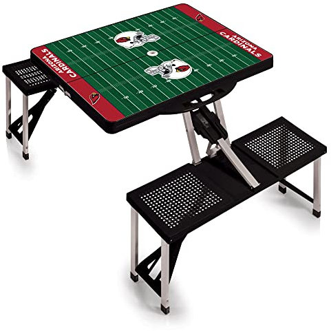 NFL Arizona Cardinals Fußballfeld-Design, tragbar, zusammenklappbar, Schwarz