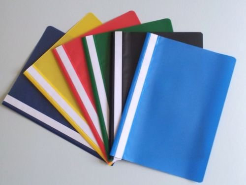 A4 Report Project Document Files Folders 2 Prong Choice of Colour (Pack of 25) - Assorted