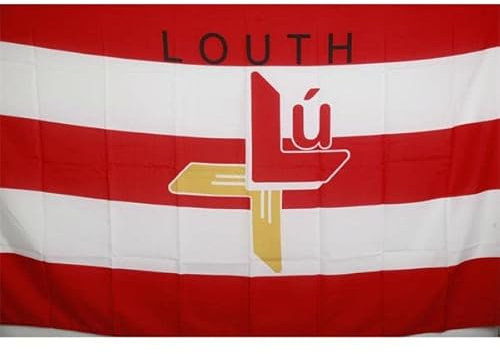 OFFICIAL IRELAND GAA crest COUNTY FLAG LOUTH 152cm x91cm very limited stock