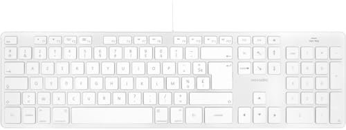 Novodio Touch Keyboard USB-A Argent - Clavier AZERTY Mac