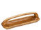 invicta INTERIOR Große Teak Holzschale BALI 60cm mit Griff natürliche Maserung Dekoschale Dekoration Obstschale