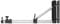 Walimex pro Wand-Lampenstativ 70-120cm – schwarz/silberfaben – 90 x 700 x 190 mm – Max. Traglast 6 kg – mit Spigot – Ständer Wandhalter für Studiolicht Studioblitz