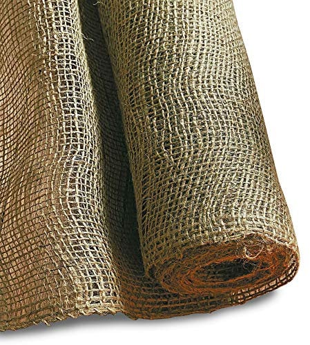 Noor Jute-Zuschnitt leicht 0,9 x 10 m I Jute-Rolle zum Adventskalender selber basteln, als Deko-Material oder als Frostschutz für Pflanzen I Jute-Winterschutz für Topf- und Kübelpflanzen I Natur