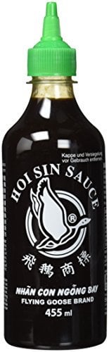 FLYING GOOSE Hoi Sin Sauce - pikant, grüne Kappe, kräftige Würzsauce aus Thailand, 2er Pack (2 x 455 ml)