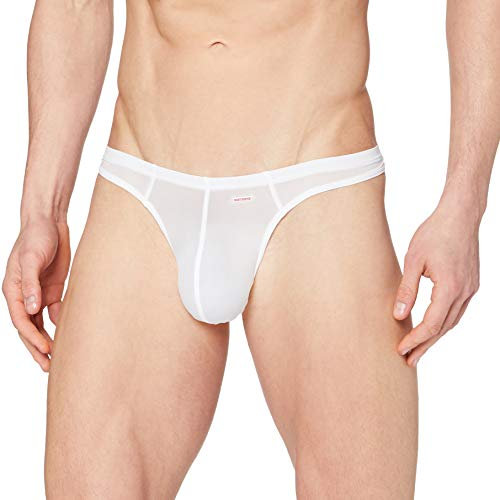 Olaf Benz Underwear, RED 0965 Mini String, White, Men's Size M, Pack of 1