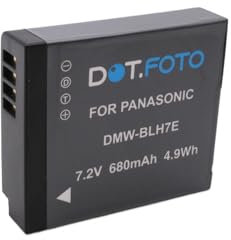 Dot.Foto DMW-BLH7, DMW-BLH7E Premium 7.2v / 680mAh Batterie Rechargeable pour Panasonic Lumix DMC-GM1, DMC-GM5, DMC-GF7, DMC-LX10, DMC-LX15