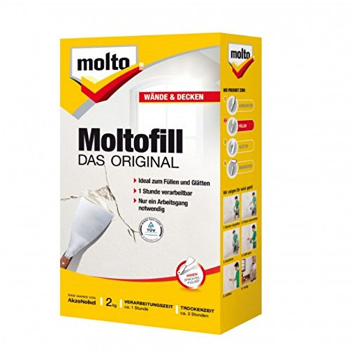Molto 5087724 Moltofill Spachtelpulver Innen, 2 kg