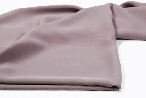 Chiffon Dekostoff/Meterware am Stück (Taupe)