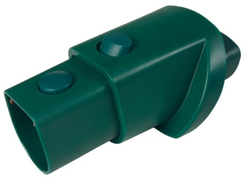 Adapter mit Stromdurchführung, Wappen- auf Ovalanschluss, geeignet für Vorwerk | von McFilter