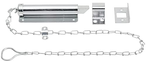 National Hardware N150-771 Chain Bolt in Zinc Plated, 6 inch