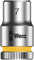 Wera 05003506001 8790 HMA Douille Zyklop à emmanchement 1/4, 7.0 mm, Argent/jaune