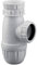 siphon d'évier - culot démontable - 40 x 49 - réglable - plastique - blanc - valentin 75030000100