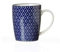 Ritzenhoff & Breker Henkelbecher Royal Reiko, 350 ml, Kaffeebecher mit Henkel aus Porzellan, Orientalisches Dekor, Spülmaschinenfest & Mikrowellengeeignet, Blau-Weiß