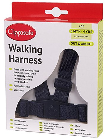Clippasafe Walking Geschirr und Zügel (Marineblau)