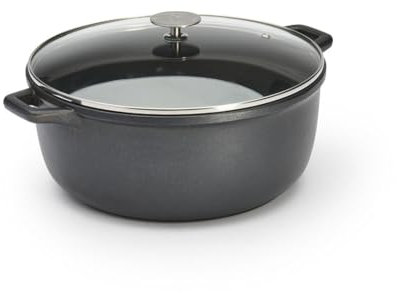 De Buyer Choc Extrême Kochtopf mit Glasdeckel, Silber
