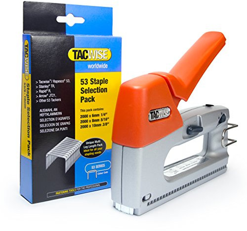 Tacwise 1248 Professionelles Tackerset Z3-53 Handtacker mit Tackerklammern