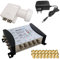 netshop 25 5/8 Multischalter Megasat mit externem Netzteil und aktivem terrestrischen Eingang + Universal HD Quattro LNB 0,1 dB