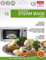 45 Sachets de Cuissons Vapeur pour Micro Ondes 25 X 26 CM - Taille Grande (3 x 15 pièces)