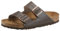 Birkenstock Arizona, Sandali Unisex – Adulto, Marrone (Marrone Scuro), 44 (Normale)