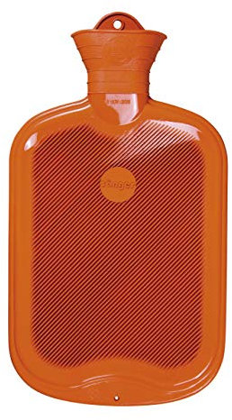 2,0 Liter Sänger Gummi-Wärmflasche (orange)