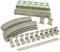 Tomytec 910275 Schienen-Startset, Oval, mitBrücke, One Size, grün