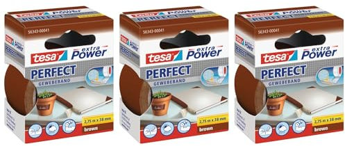 tesa Extra Power Perfect Gewebebandbraun 2,75m:38mm