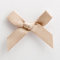 Italian Options Mini Satinschleife 3cm aus 6mm Band (100 Stück) - Taupe