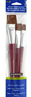 Plaid Flat Brush Set, 44219 (3-Piece)